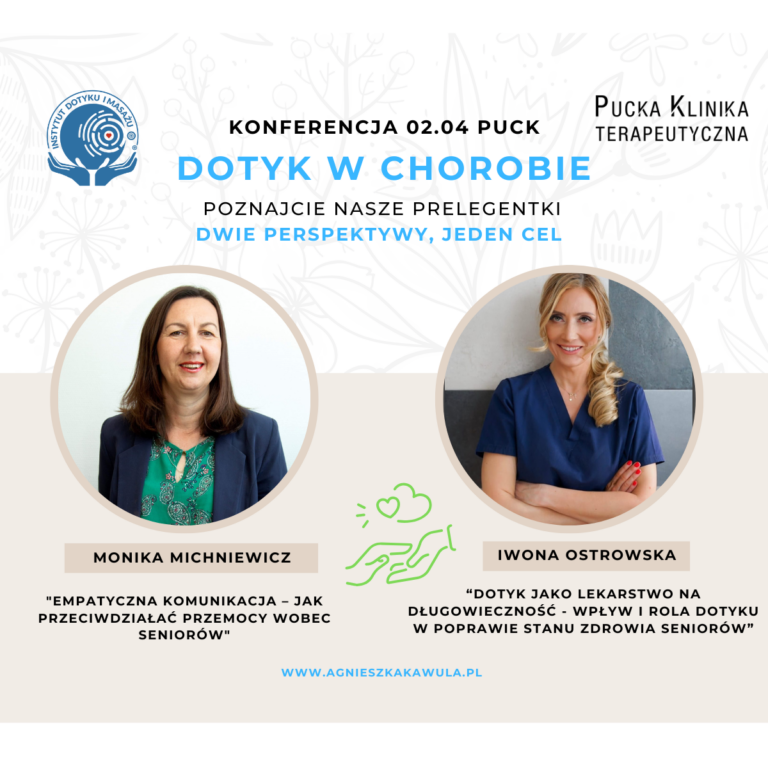 Read more about the article Dotyk i słowo – dwa klucze do godnej starości